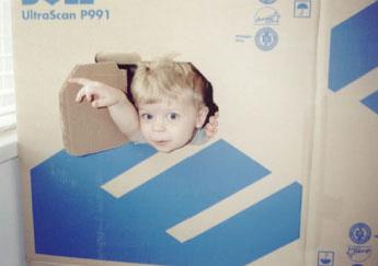 Caden's DELL Computer Box House